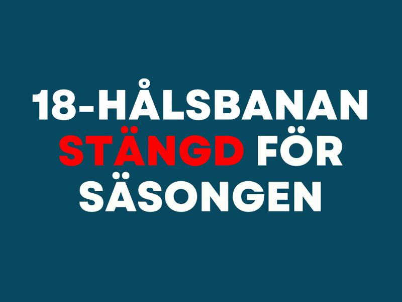 Banorna stänger