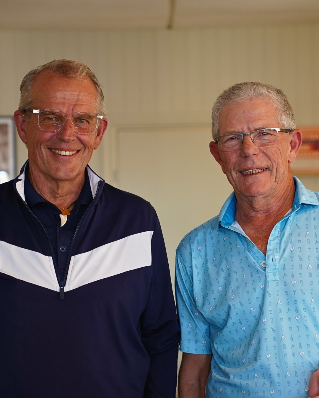 Ansvariga för Tisdagsgolfen Håkan Nordin & Ronald Fondin