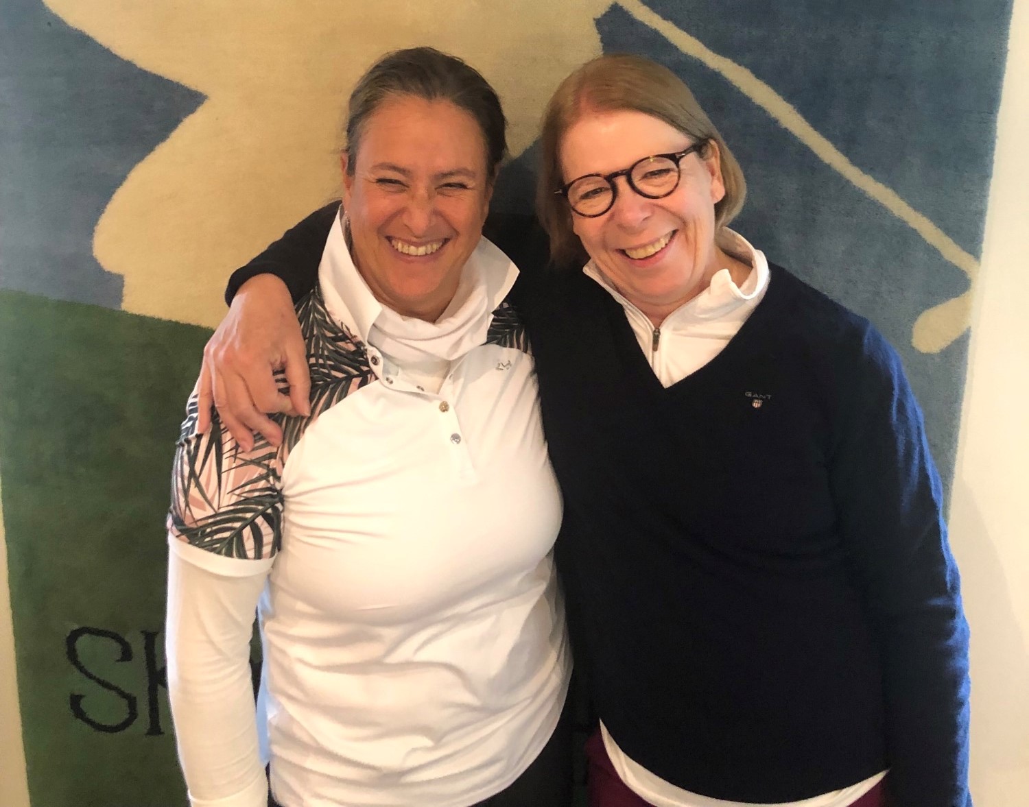 Ylva Tamm Fluch & Christina Gezelius var arrangörer för årets funktionärsgolf