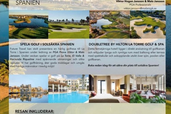 Golfresa till Spanien